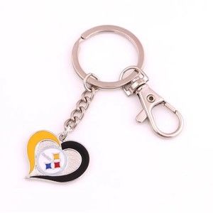 NFL Heart Keychain Steelers